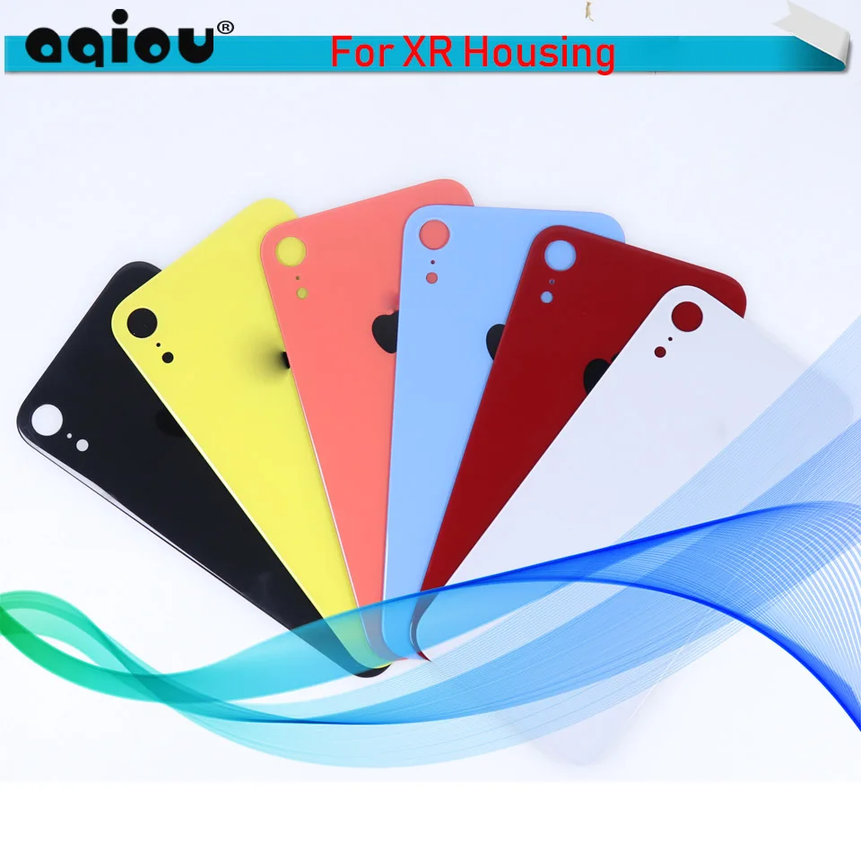 

10Pcs/lot High Quality Back Glass Replacement parts For iPhone XR / XS / XS MAX Battery Cover Rear Door Housing