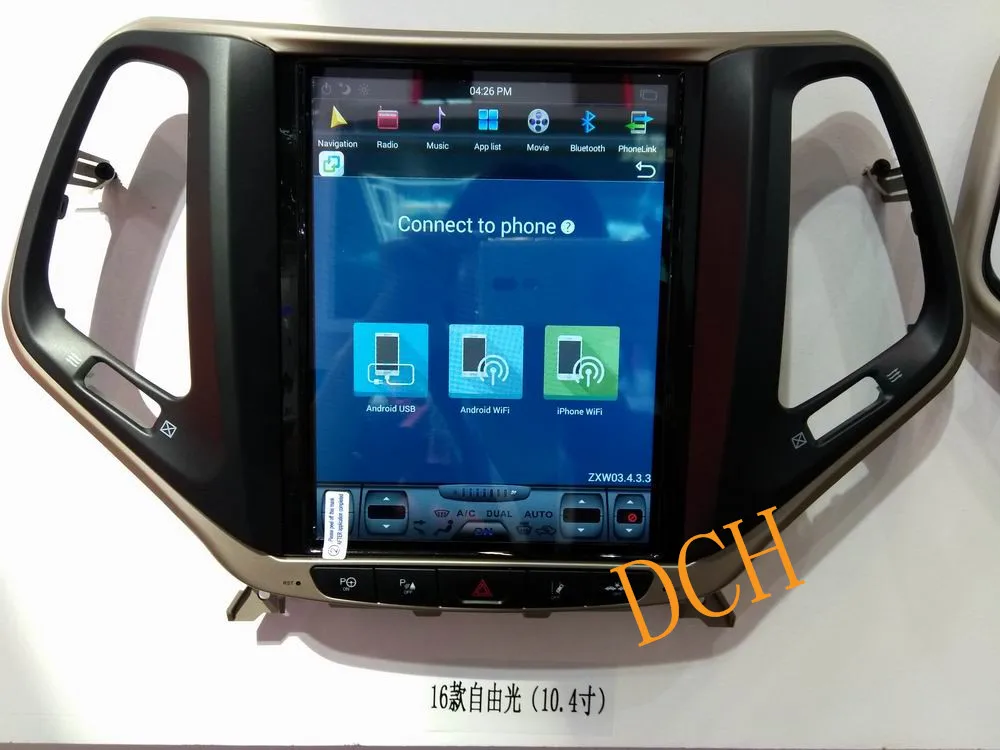 10,4 inch вертикальный Экран Tesla Стиль Android 8,1 автомобиля DVD gps навигации плеер для Jeep Cherokee PX6