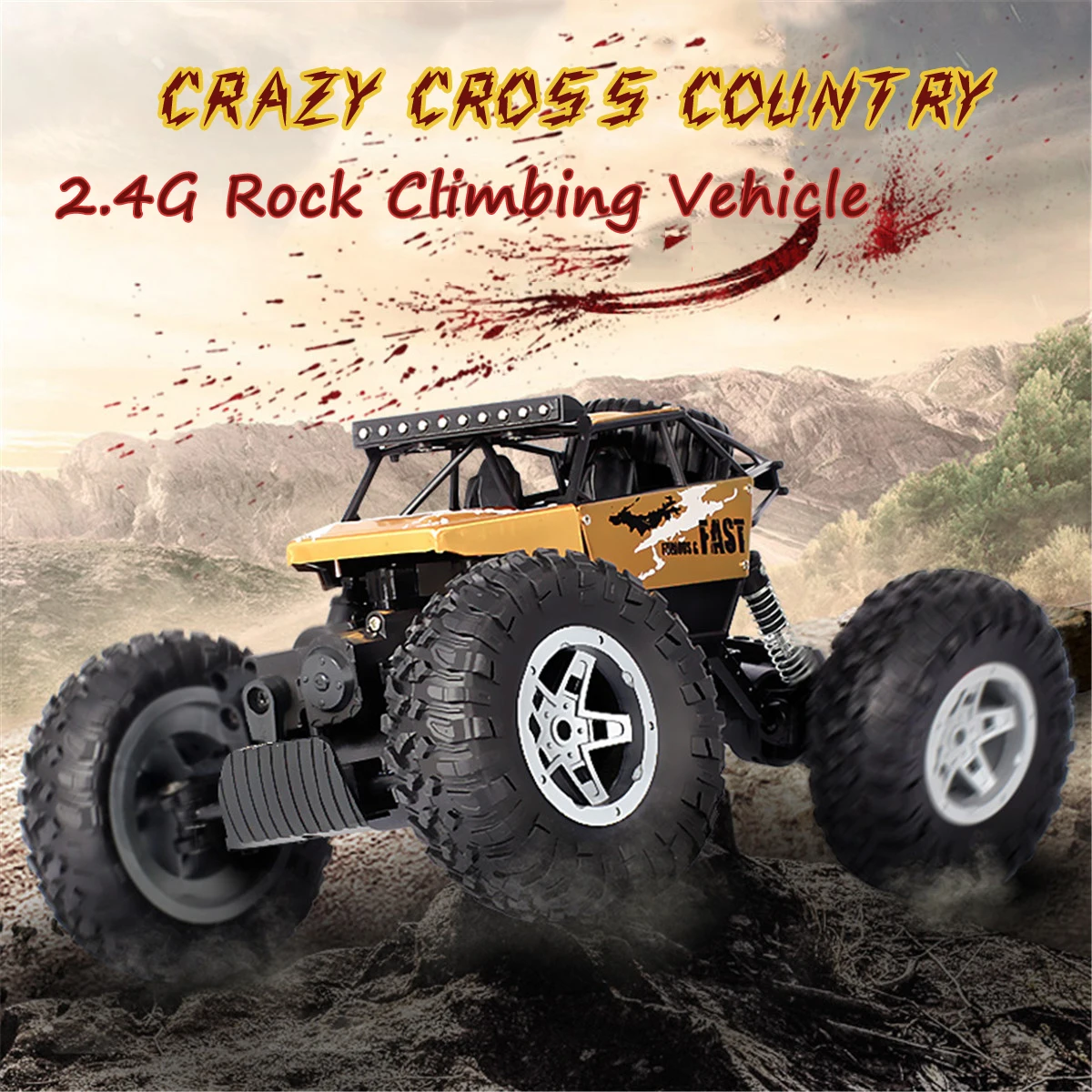 

2Colors RC Truck 4WD Off-Road 1:16 Vehicle 2.4 G Remote Control Buggy Crawler Car Supersonic Truck Off-Road Vehicle Buggy Elect