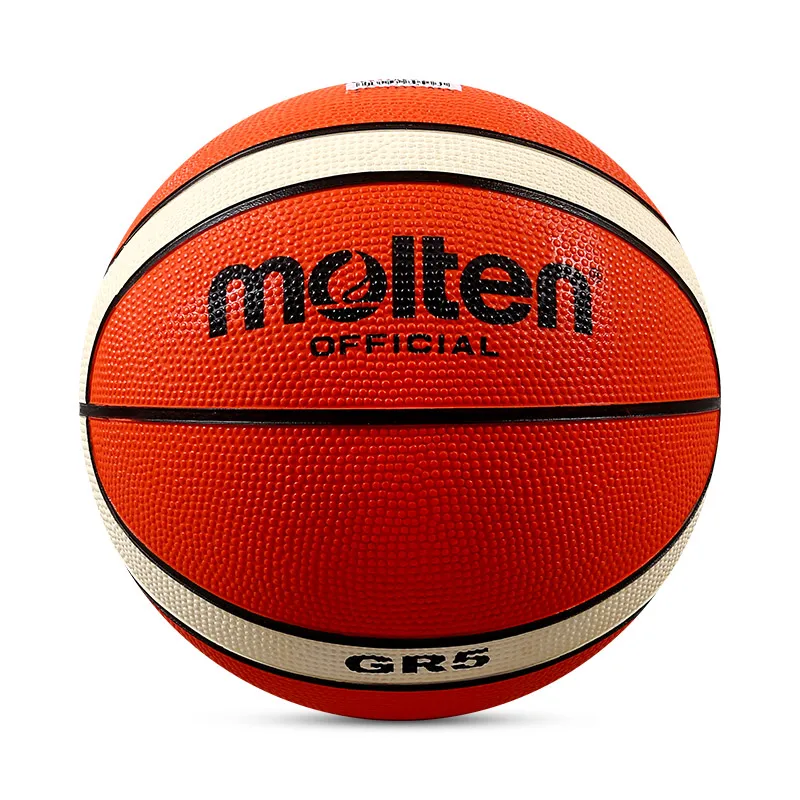 original molten basketball ball GR5-OI High Quality Genuine Molten rubber Material Official Size5 Free With Net Bag+ Needle