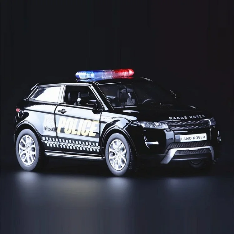 Высокая имитация изысканных литых и игрушечных автомобилей: RMZ городской автомобиль Стайлинг Evoque внедорожник полицейский автомобиль 1:36 модель автомобиля - Цвет: Police Car