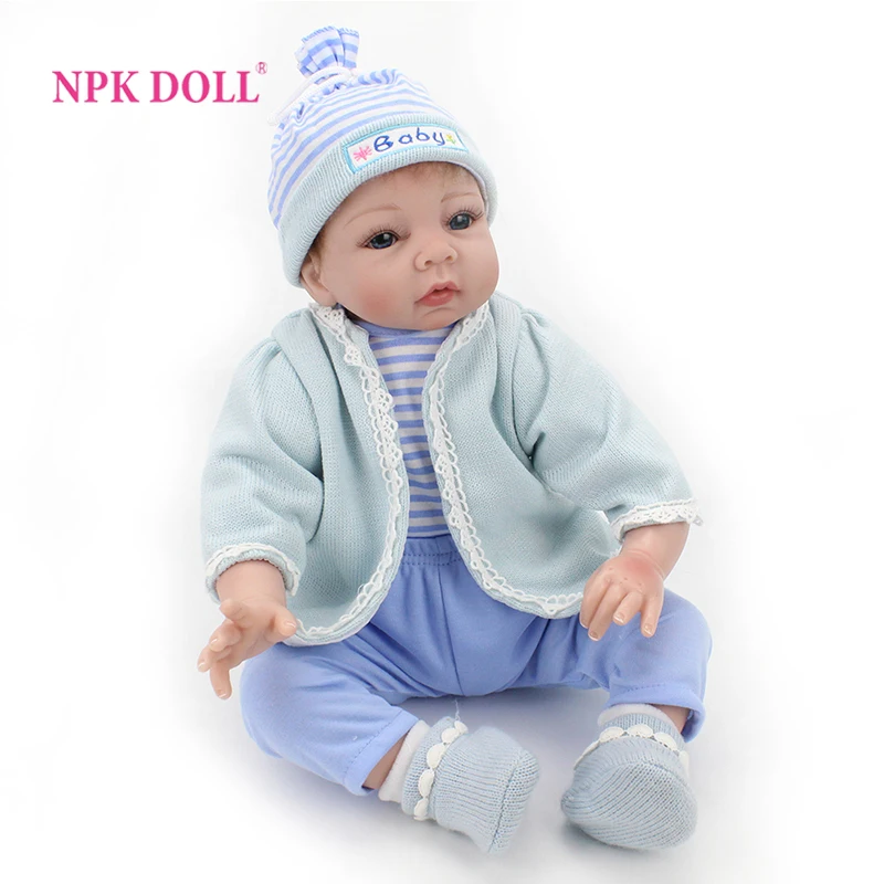 

22 Inch 55cm Dolls Reborn Soft Touch Lifelike Baby Dolls For Girls Playhouse Toys Accompany Sleep For Kids Gift