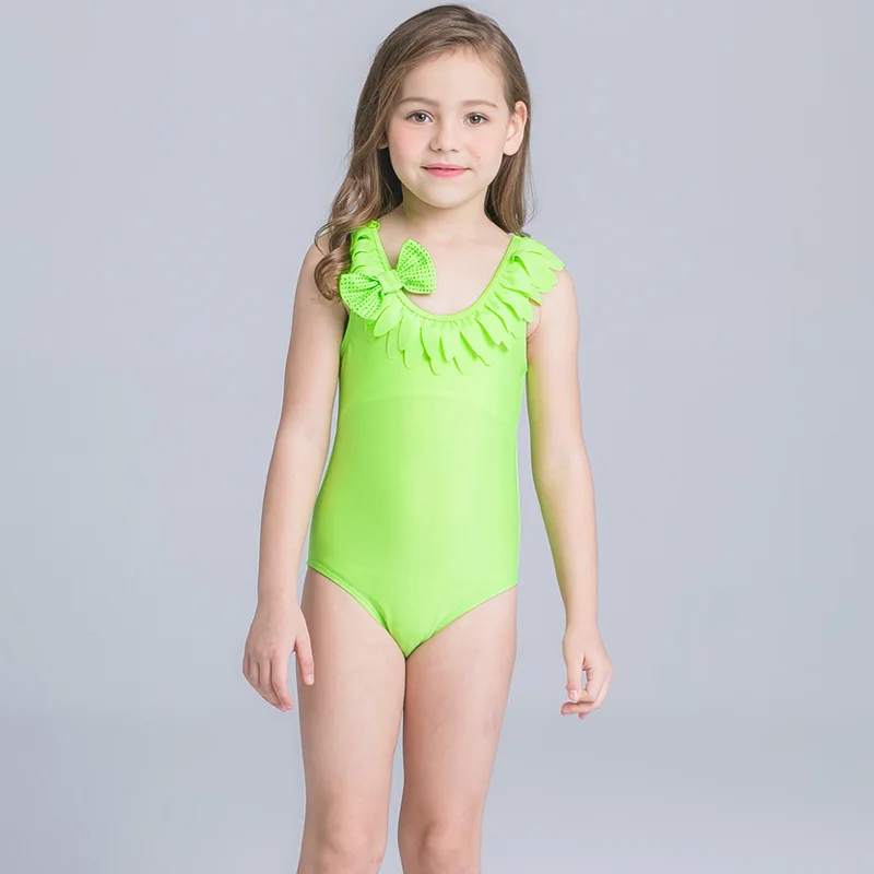 new one piece costume da bagno ragazza 2017 plus size costumi da bagno bambino vestito di