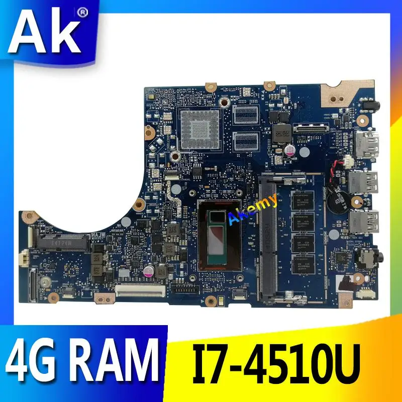 AK TP300LA Материнская плата ноутбука для ASUS TP300LA Q302LA Q302L TP300 TP300L тест оригинальная материнская плата 4G ram I7-4510U