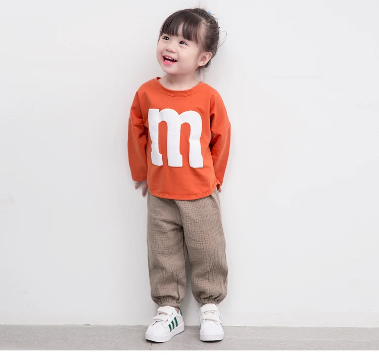 Autumn Baby Boys Girls Joggers Harem Pants Trousers Kids Children Clothes Kids Casual Pant 1-5year