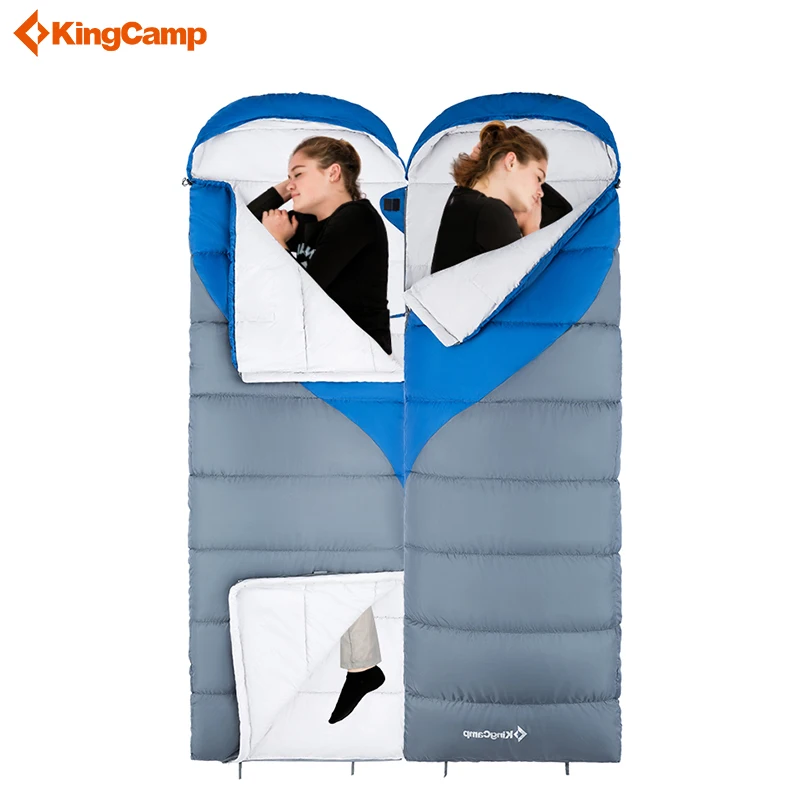 Kingcamp Cotton Sleeping Bag Mummy Adult Splicing Double Sleeping Bags
