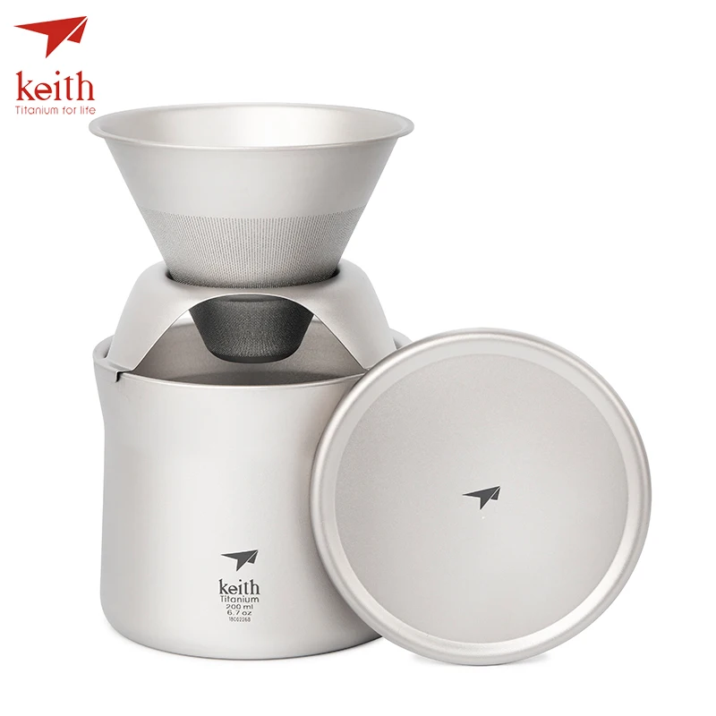 2018 Keith Coffee Mug 220mlTitanium Tea Set Utralight Camping Kettle Tea Coffee Maker Titanium Strainer For Cup Teapot ti3911 цена 2018 Keith Coffee Mug 220mlTitanium Tea Set Utralight Camping Kettle Tea Coffee Maker Titanium Strainer For Cup Teapot ti3911 цены онлайн