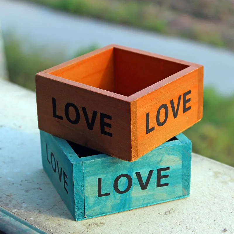 Mini Antique Wooden Table Sundries Container Cosmetics Jewelry Storage Box Wooden Jewelry Holder Storage Box Wood Crafts