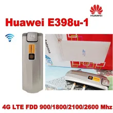 Huawei E398 4G LTE Скорость Флешка модем ключ 100 Мбит/с e398u-1+ 4G 49dbi TS9 антенны