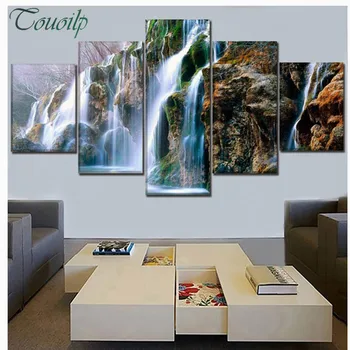 

5d Diy Resin Diamond Painting ross Stitch Full Diamond Embroidery mosaic Pattern Rhinestone Nature Mountain Landscape Waterfall