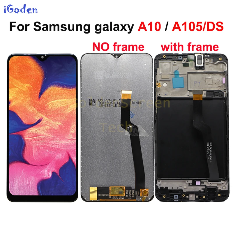 For Samsung Galaxy A10 Lcd Digitizer A105/ds A105f A105fd A105m Display