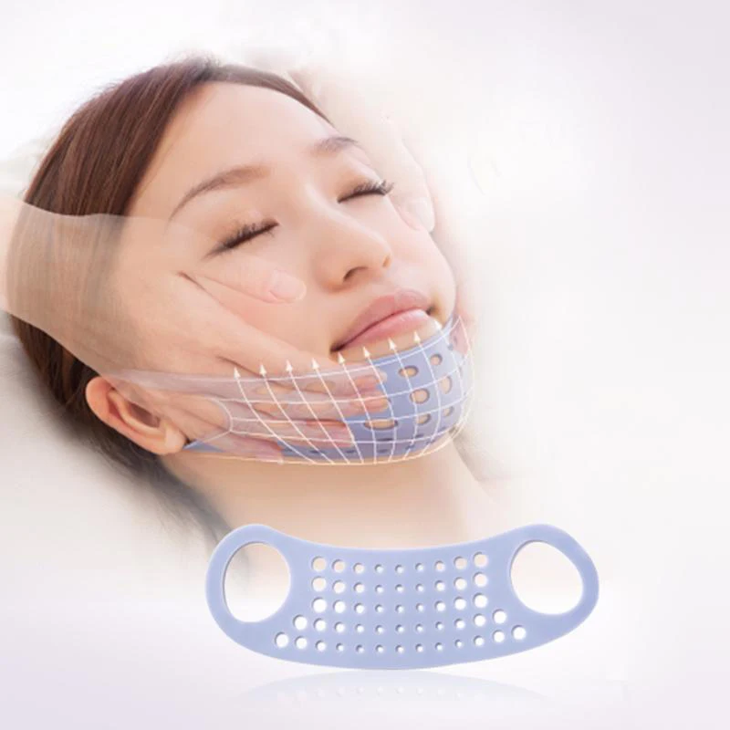 

19*6cm Cheek Lift Rubber Up Slimming Mask Soft Face Slim Mask Massage Chin Thin Belt Strap Band Wrinkle V Face Shape massager