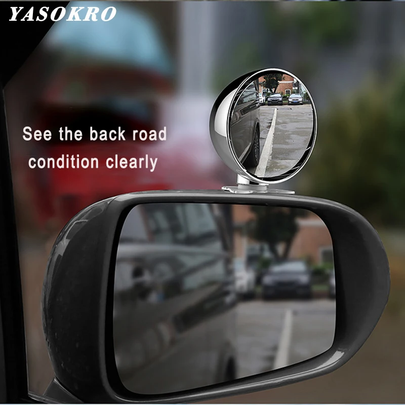 Multifunction Rear View Mirror Car Back Seat Baby Mirror Adjustable Kids Monitor Safety Car Blind Spot Mirror Wide Angle Mirror