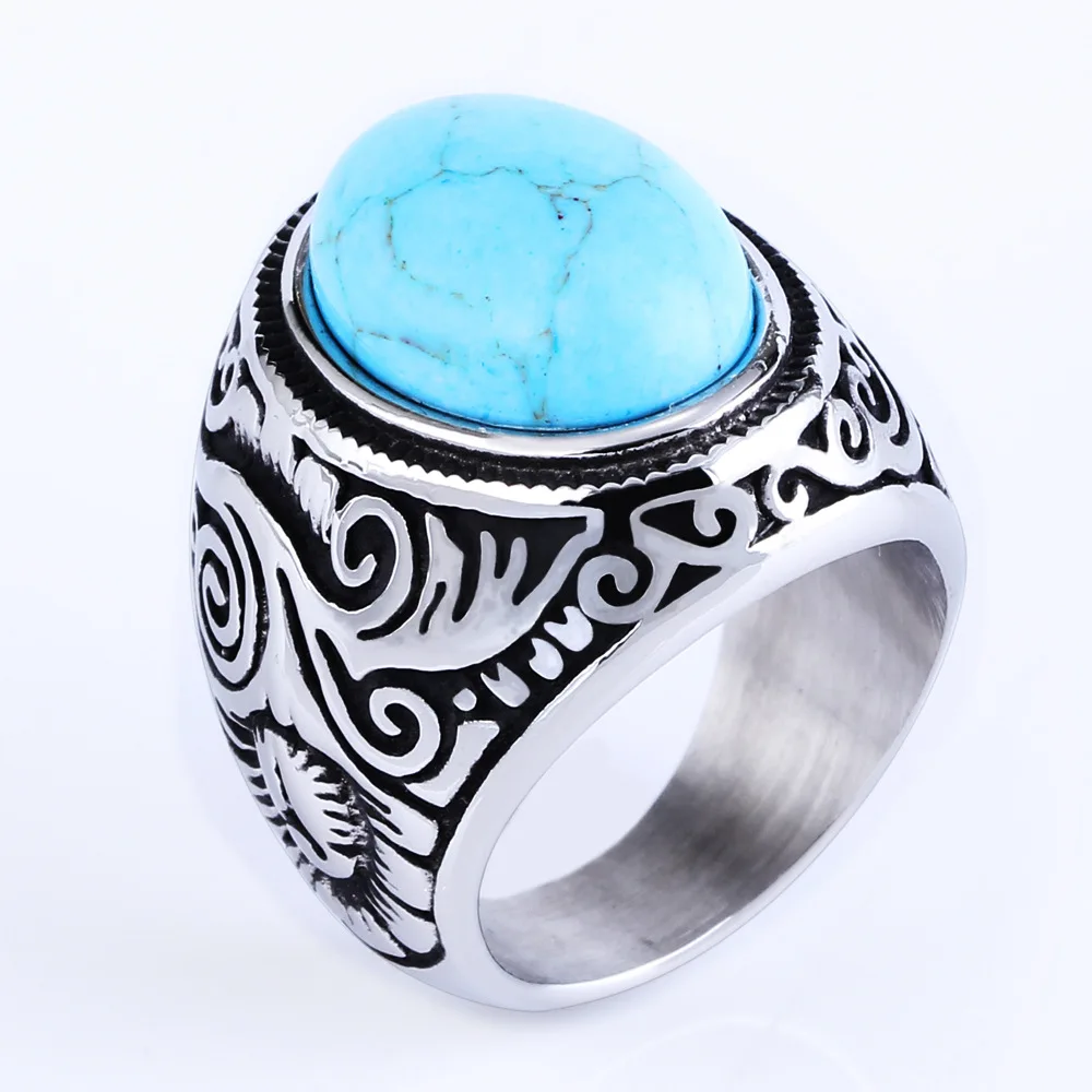 Aliexpress.com : Buy Claire Jin Retro Vintage Ring Big Statement Men
