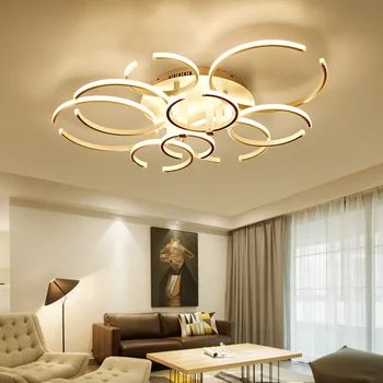 

Creative Round C Art LED Ceiling Lamp Living Room Bedroom Dining Room Aisle Ceiling Light Commercial lighting