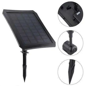 

Colors Change LED Light Solar Powered Water Fountain for Garden Decoration