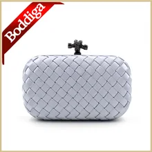 6 Farben Mode Seide Und Sation Handtasche Stricken Abendtaschen Frauen Charme Handtasche Partei Kleid Zubehör Hoher Qualität # G505