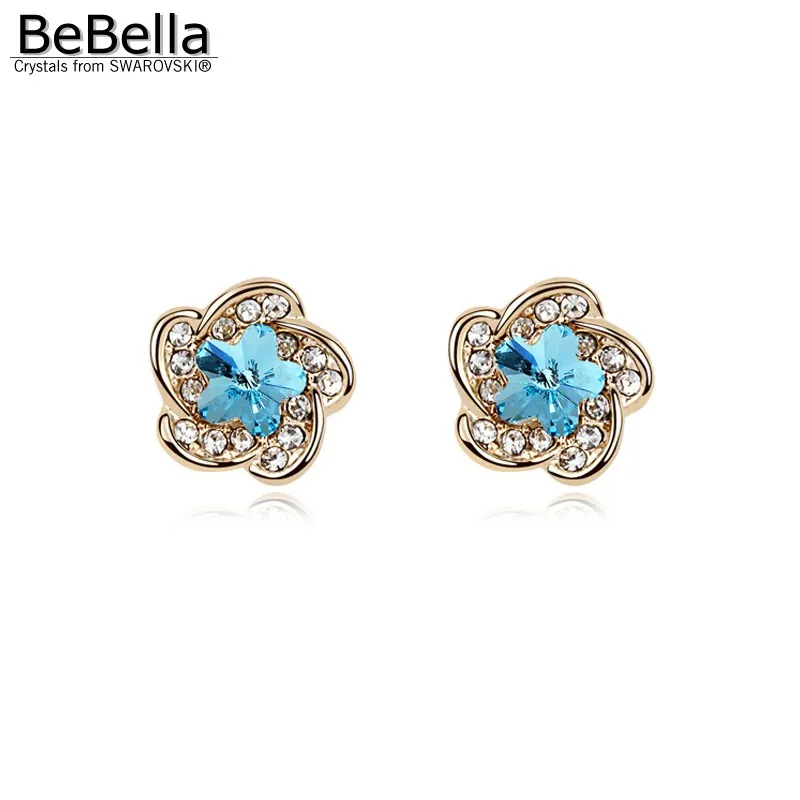 Женские серьги гвоздики в виде цветка сливы|flower stud earrings|stud earringsstud earrings for women |