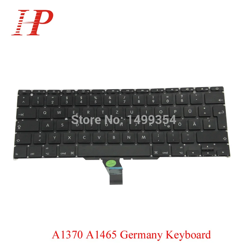New A1370 A1465 German Germany Keyboard For Apple Macbook Air 11'' A1465 A1370 Keyboard Germany Standard 2011-2015