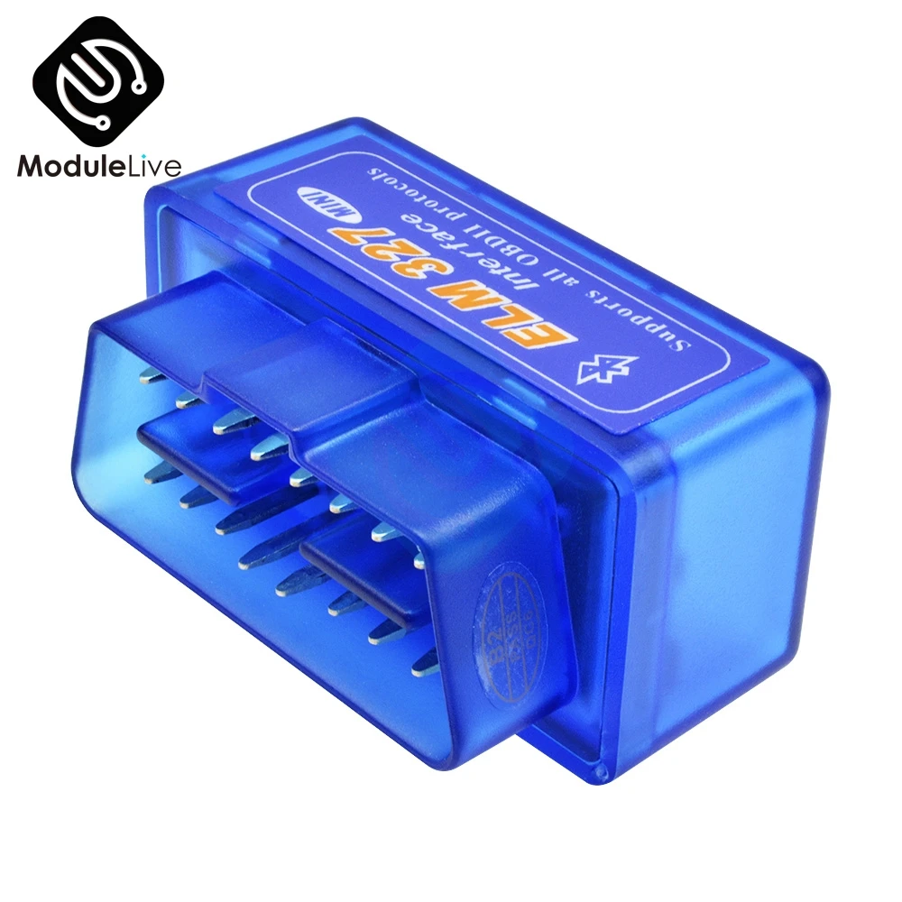 Диагностический сканер OBD2 V2.1 Elm 327 V 2 1 OBD супер компактный автомобильный