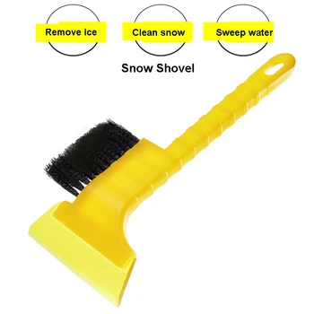 

Car Ice Scraper Snow Removal Brush Scraper with Long Handle Durable Ice Shovel for Car vehicle Window Cleaning Tool