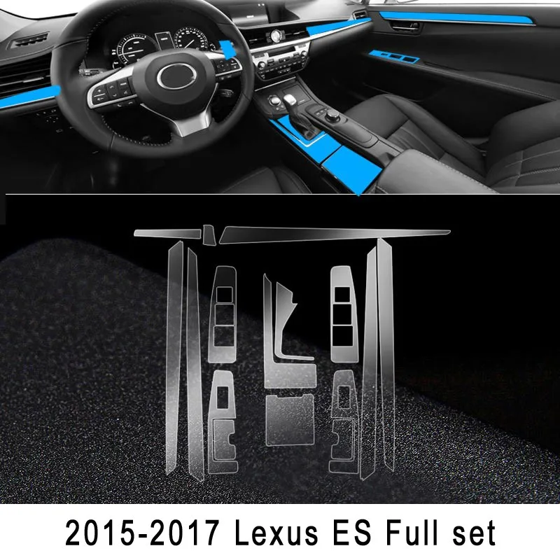 

NEW TPU Car Sticker For Lexus transparent TPU Protective Film stickers for Lexus GS 200t 450t ES200t 300t interior accessories