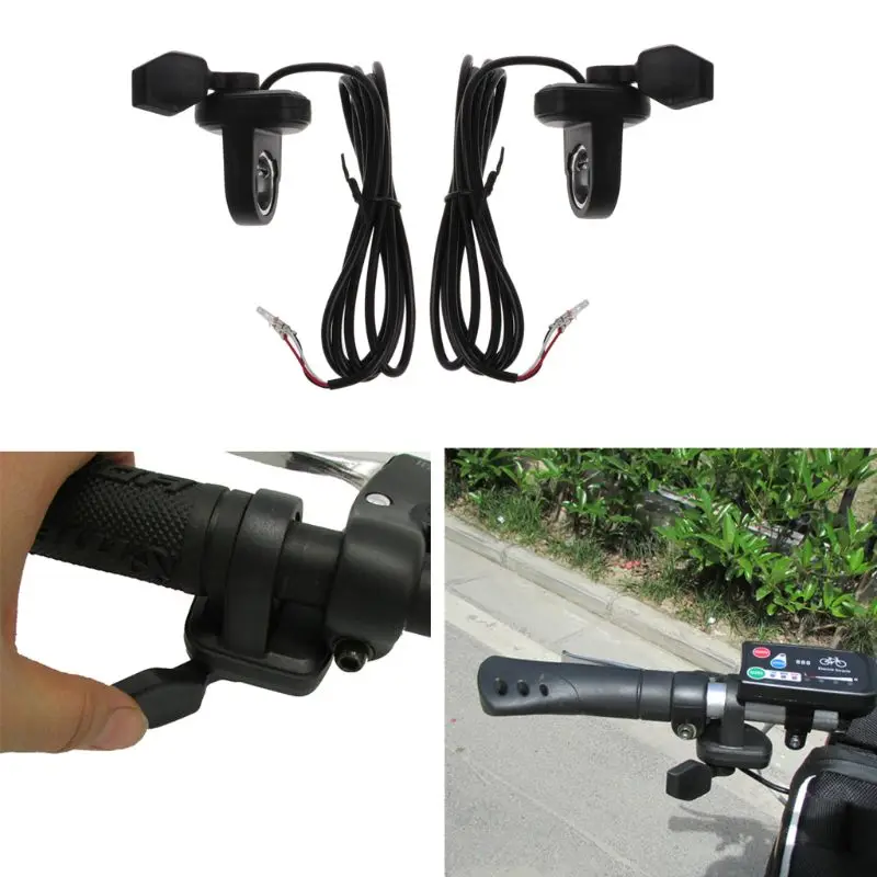 

24V/36V/48V/60V/72V Thumb Grip Throttle Electric Bycicle Accelerator Scooter Speed-Up Ebike Spare Parts Without Handlebar