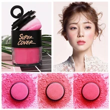 

WODWOD6 Colors Face Blusher Lovely Palette Makeup Blush Powder Professional Bronzer Red Cheek With Brush