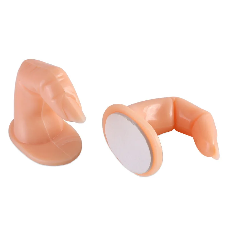 

Reusable Fake Nail Art Model Practice Training Finger Professional Manicure False Nail Art Tips Display Manicure Salon Tools
