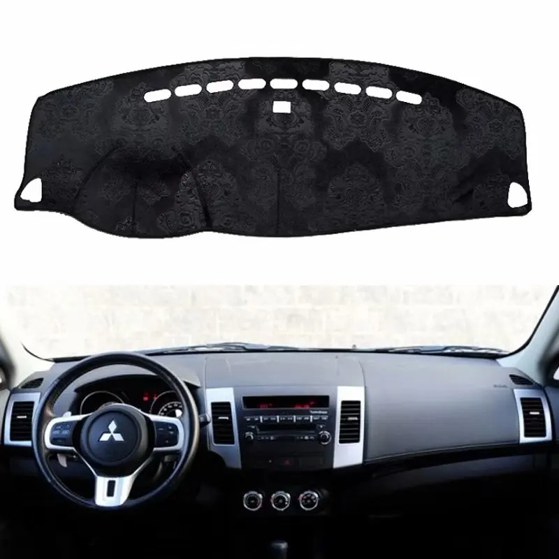 for Mitsubishi Outlander LS GT 2006 2013 Flannel Dashmats Dashboard Covers Dash Pads Car Mat
