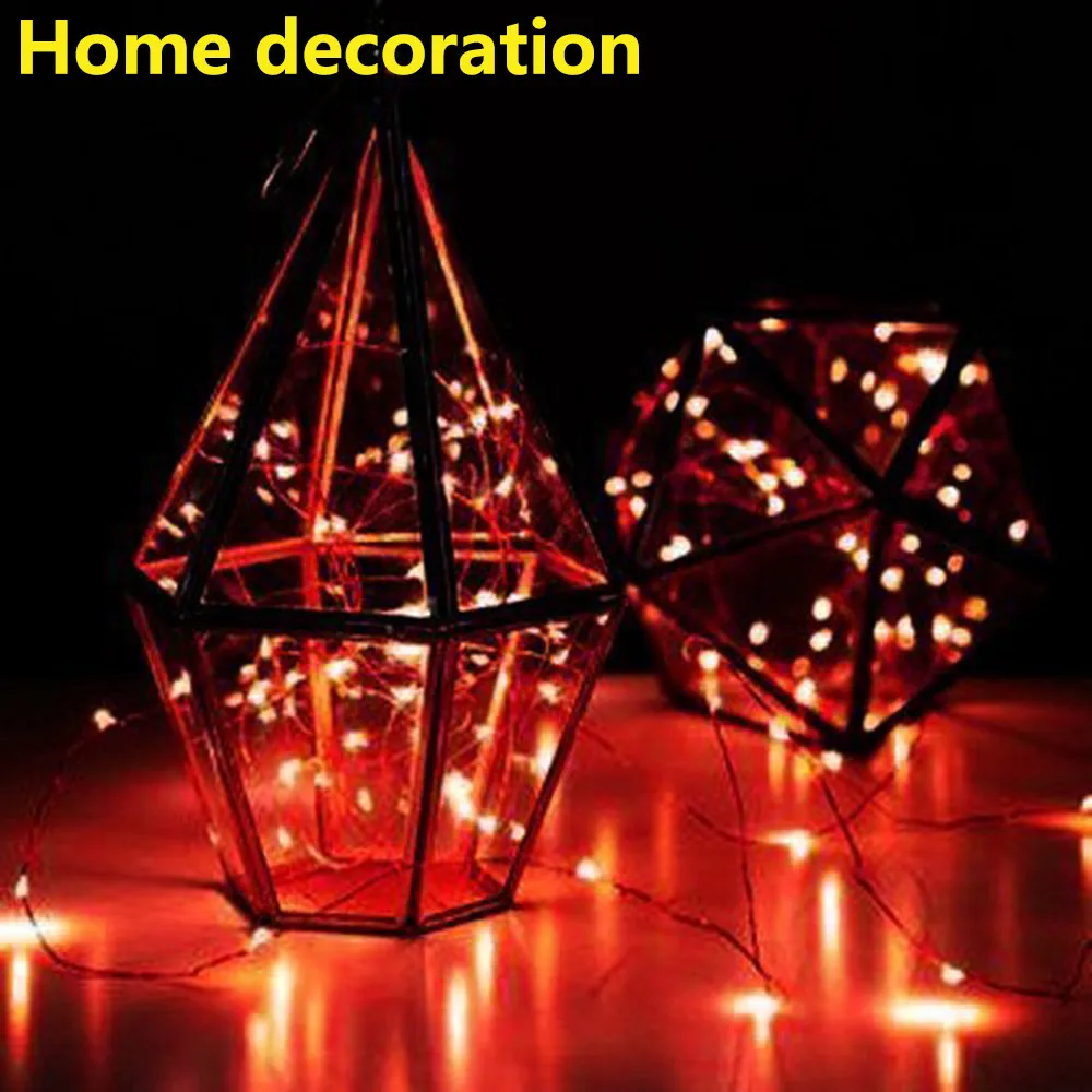 5M Battery Operated 50LEDs string fairy light copper wire Halloween Xmas Decor