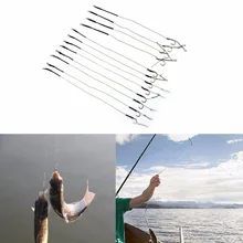 8 шт./4 Pcak для рыбалки на карпа, крюка готовые волосы комбинированные рог тефлон крюк связаны готовы 7/8/9/10/11/12