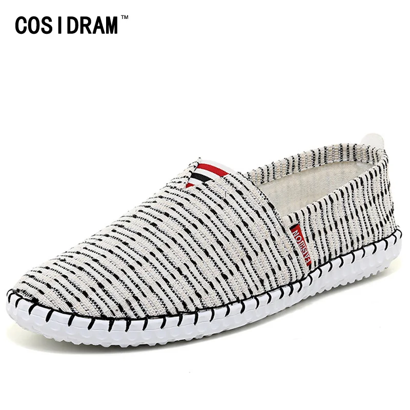 

2017 Hemp Men Casual Shoes Soft Leisure Driving Men Shoes Fashion Male Footwear Flax Breathable Spring Autumn Plimsolls RMC-463