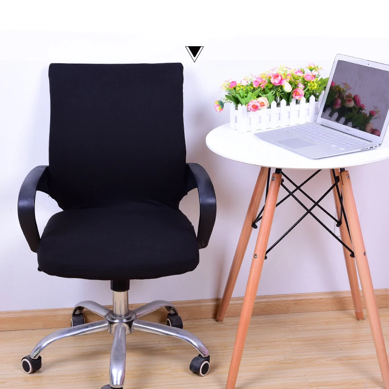 Поворотный Чехол на компьютерное кресло, растягивающийся протектор для офисного кресла, декоративные чехлы для стульев, пожалуйста, не выбирайте размер М, леопард
