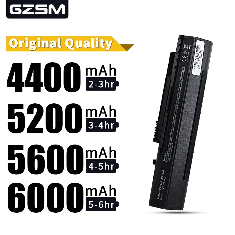 Аккумулятор HSW черный на 3 ячейки для Acer Aspire One A110 A150 D210 D150 D250 ZG5 UM08A31 UM08A32 UM08A51 UM08A52