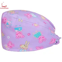 Кепка из хлопка для мужчин и женщин, шапка с принтом, Кепка для операционного зала, короткая шапка для волос, подходящая для работы