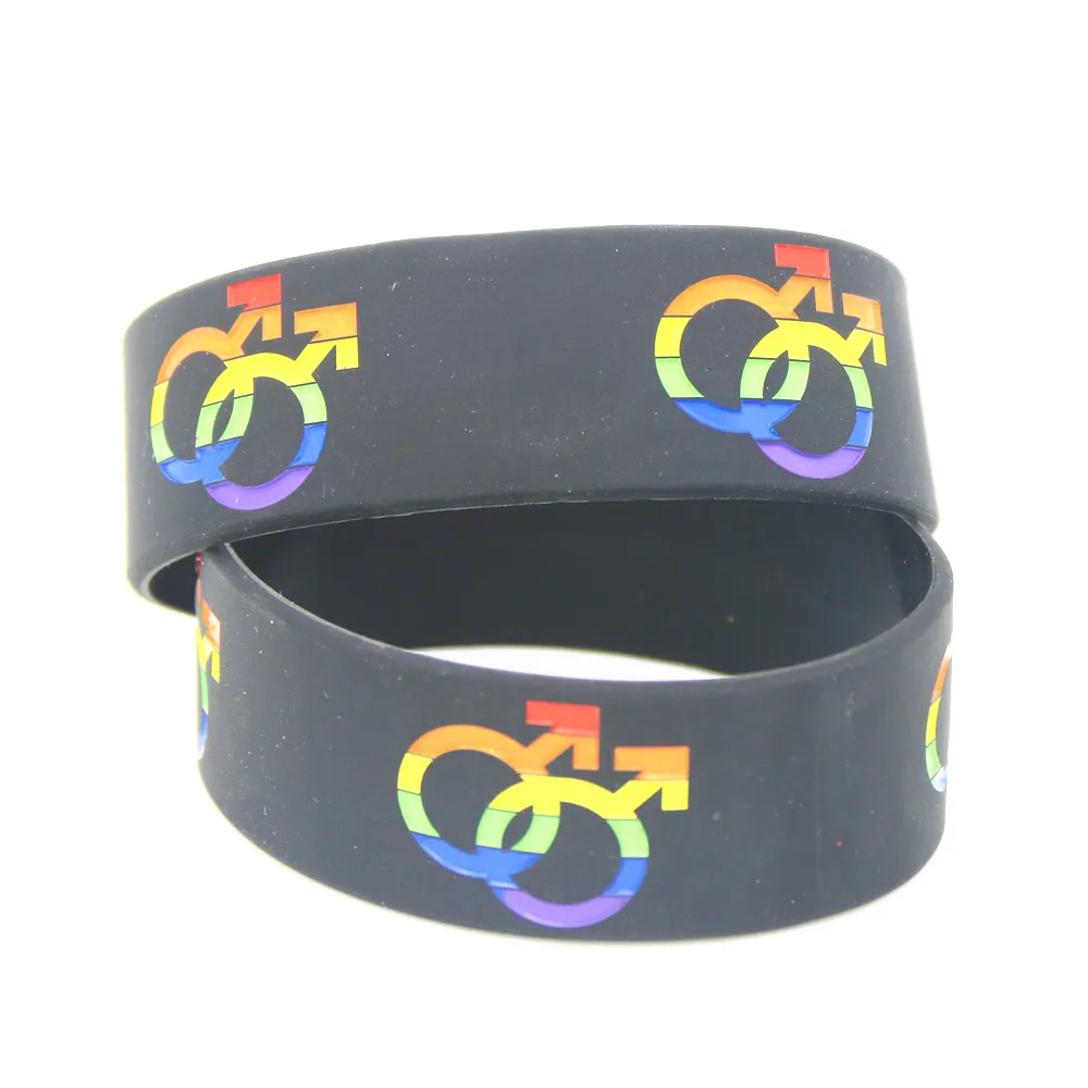 1 шт. силиконовый браслет LUKENI с надписью на тему геев|bracelet with|silicone braceletbracelet fashion |