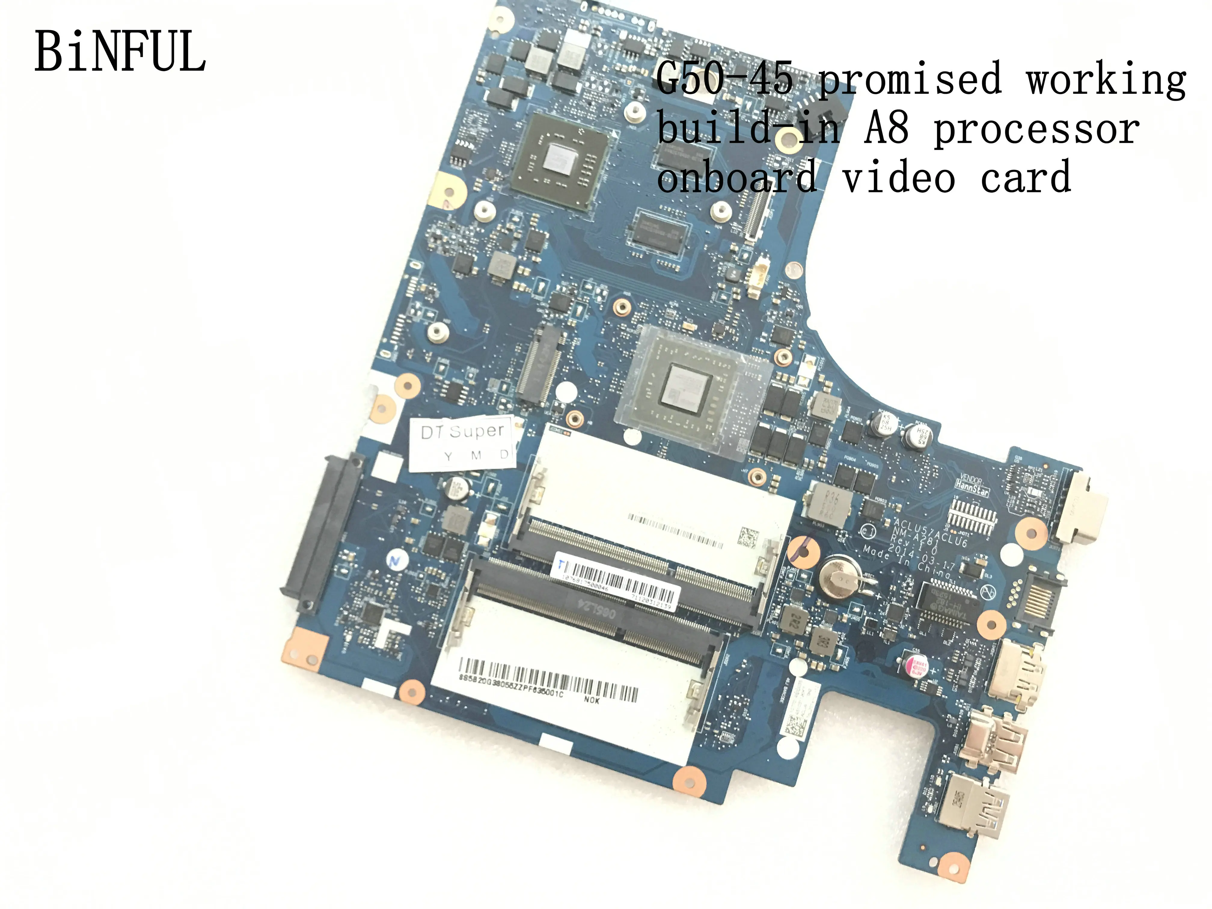 Быстрая доставка. Совершенно новая ACLU5 / ACLU6 NM A281 G50 45 материнская плата для LENOVO