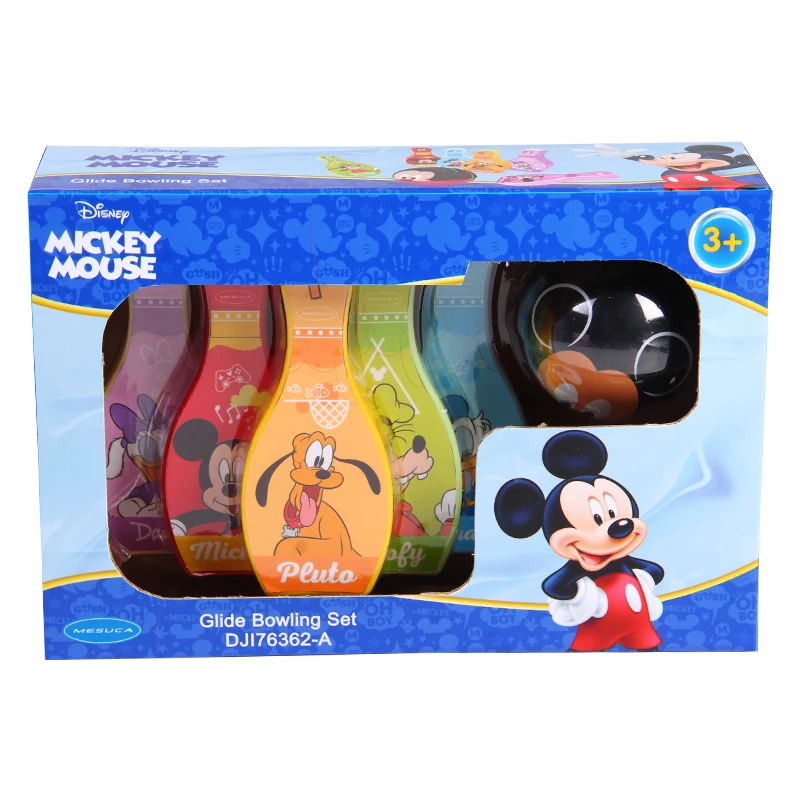 Disney Cartoon Educational Toy Home Indoor Outdoor Sport Bowling ball Bowling Set Children colorful sports toy (1)