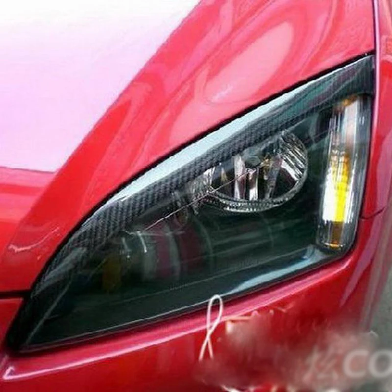 Чехол из углеродного волокна для фар 2005-2008 Ford focus бровей и век | Автомобили