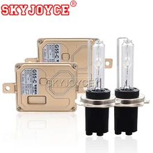 SKYJOYCE H7C Xenon HID комплект H7C металлическая основа ксеноновая лампочка 55 Вт ксеноновые лампы hid балласт для фар автомобиля 4300 K 6000 K 12 V