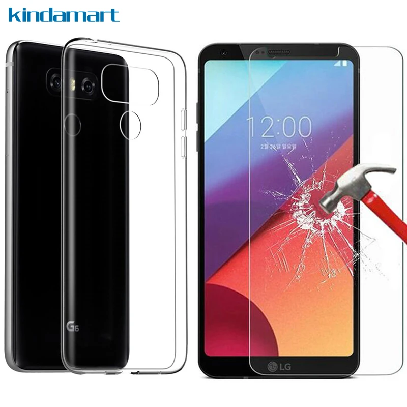 Мягкий прозрачный силиконовый чехол для LG G6 Plus ультра тонкий полный Чехол