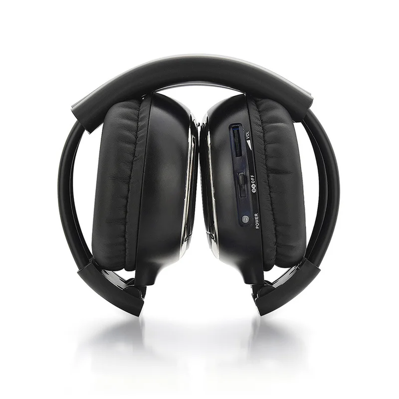 New IR Infrared Headphone Wireless Stereo Car Headphones Headset Dual Channel Earphones Compatible with Most Audio Devices