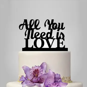 

Party Decoration, All You need is LOVE Cake Topper, Custom Baby Shower Cake Topper, Baby Girl or Boy Birthday Cake Toppers