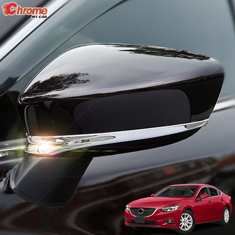 Хромированная крышка зеркала боковой двери для Mazda 6 Atenza GJ 2013 2014 2015 2016 2017 отделка