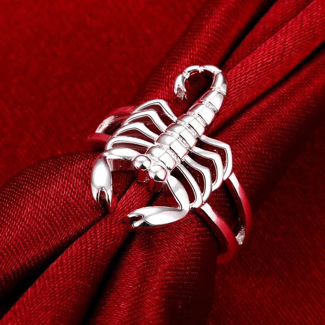 Bague scorpion homme