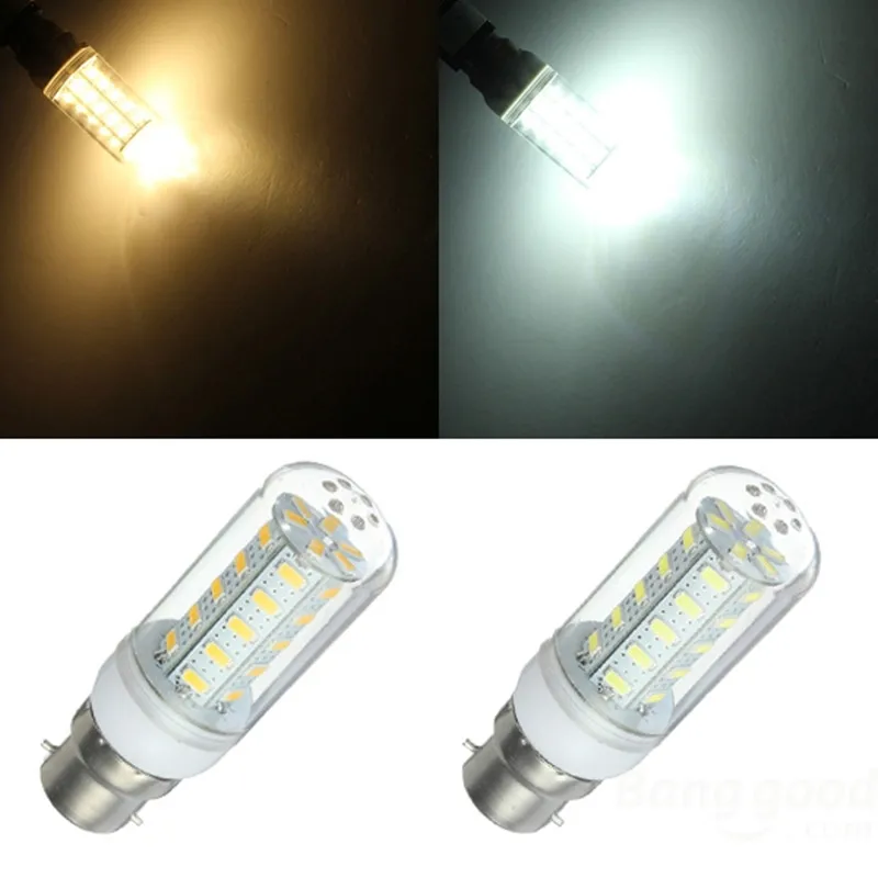 10 шт. высокую яркость 5730 SMD B22 Светодиодная лампа AC220V 24 36 48 56 69leds лампы заменить 9 Вт/12 Вт/15 Вт/18 Вт/20 Вт Кандель