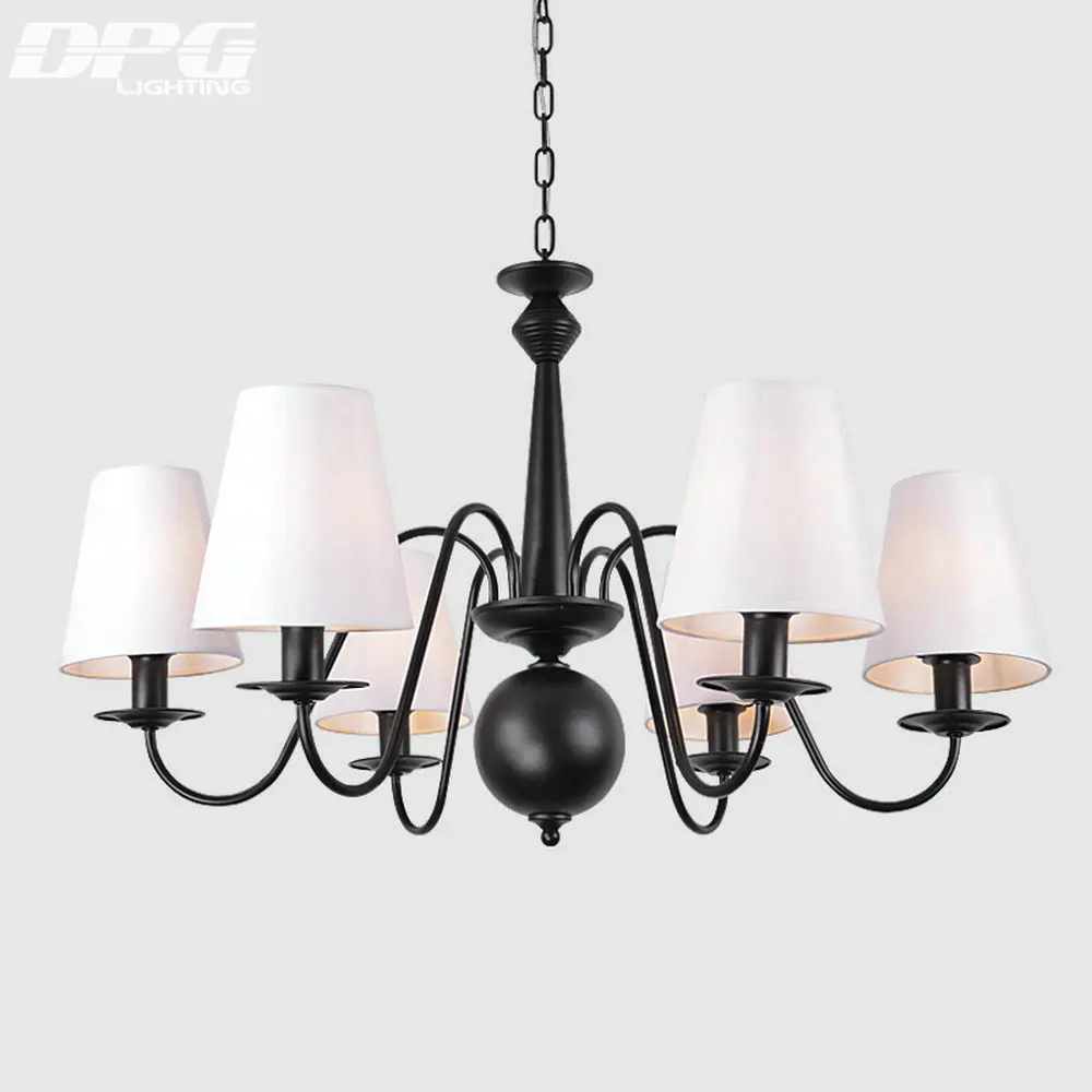 Buy Modern LED Black Chandelier Lights with Light