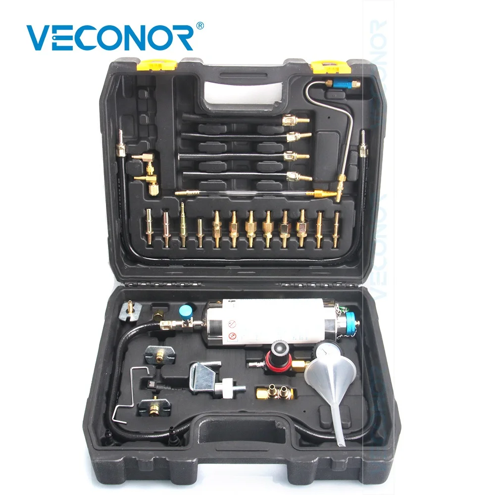 

Veconor Car Tools Oil System Non-Dismantle Fuel Injector Cleaner Garage Tools For Petrol EFI Throttle 160PSI