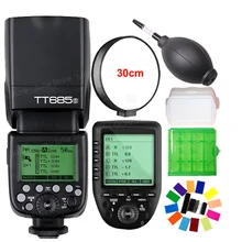 Godox TT685S TTL Camera Flash 2.4GHz High Speed 1/8000s GN60 + Xpro-S TTL Wireless Transmitter for Sony